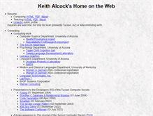 Tablet Screenshot of keithalcock.com